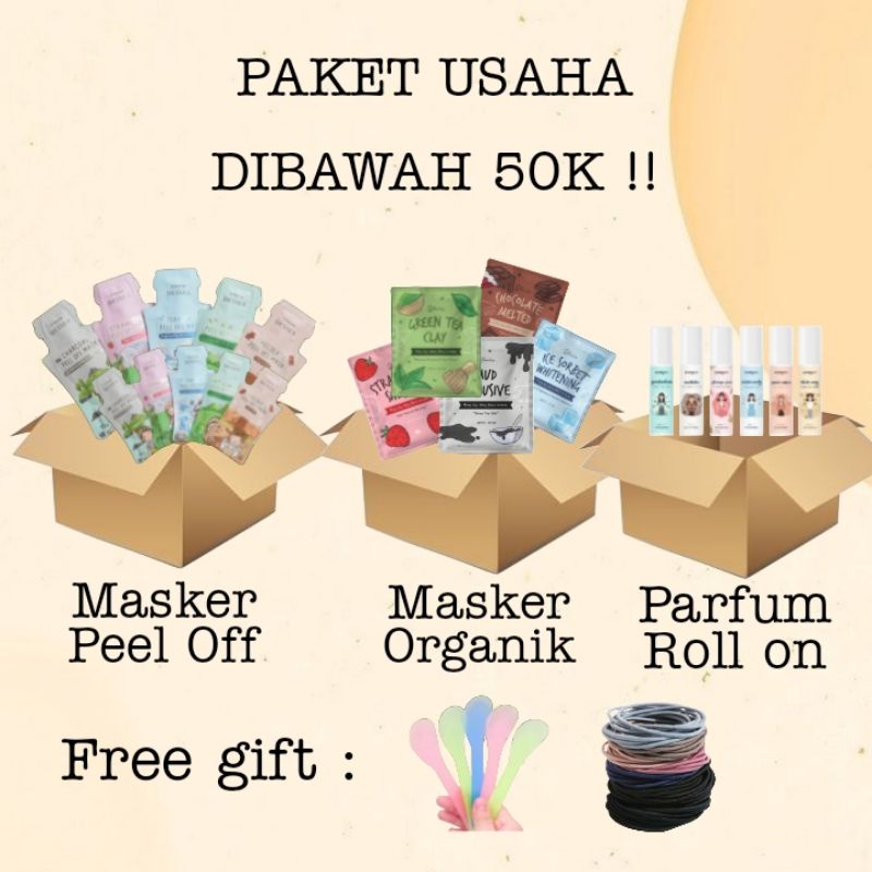 Jual PAKET USAHA MASKER SUPER MURAH (DIBAWAH 50K) | Shopee Indonesia
