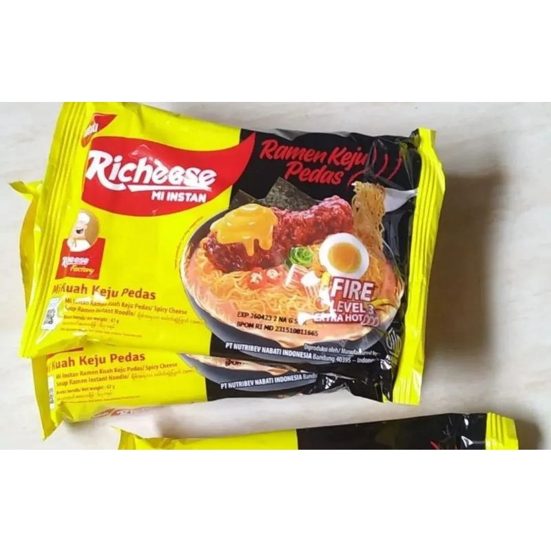 Jual MIE GORENG RICHEESE NABATI R free bubble dan kardus | Shopee Indonesia
