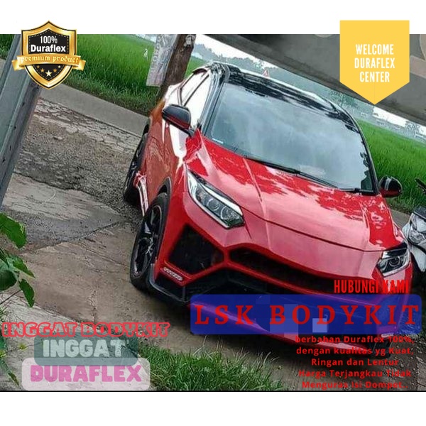 Jual Bodykit Hrv Lamborghini Custom Termurah Mura Ongkos Kirimnya Bodikit Body Kit Bodikit