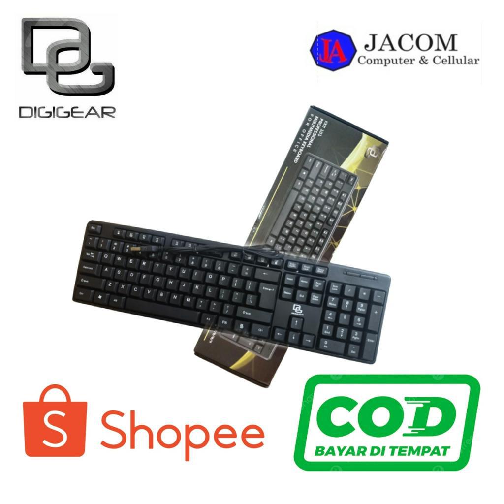 Jual KEYBOARD USB DIGIGEAR MULTIMEDIA KKM 101 | Shopee Indonesia