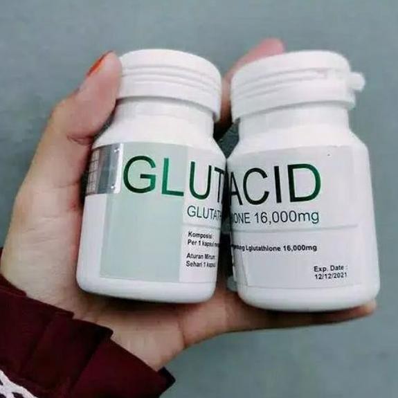 Jual Berkualitas's nih Glutacid Glutathione 16,000mg - Glutacid Pemutih ...