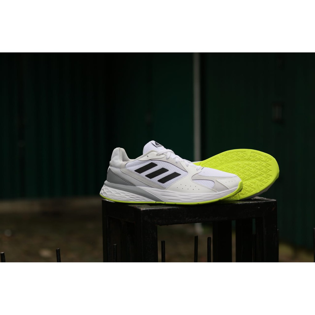 Jual ADIDAS RESPONSE RUN "WHITE / LIME GREEN BNWB | Shopee Indonesia