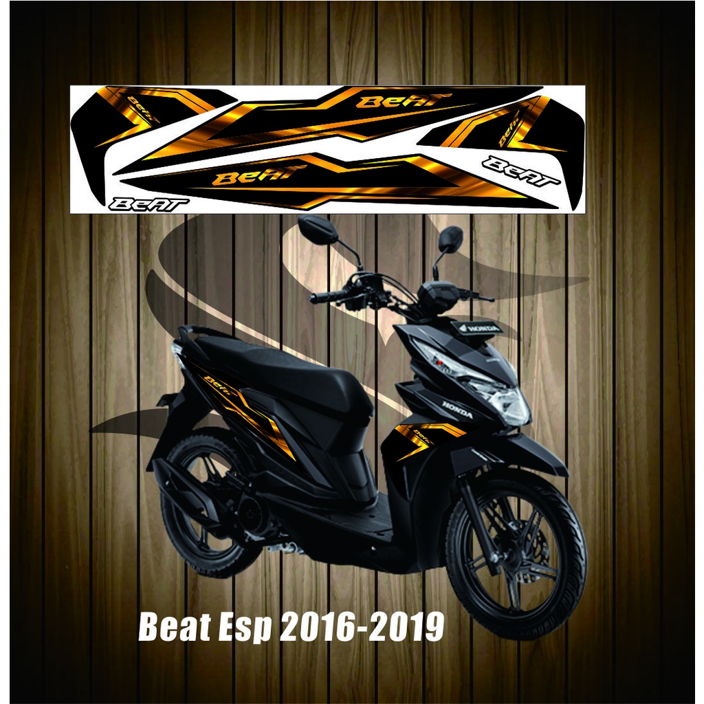 Jual Stiker Racing Motif Cod Sticker Motor Custom Variasi Honda Beat Esp Street Stiriping