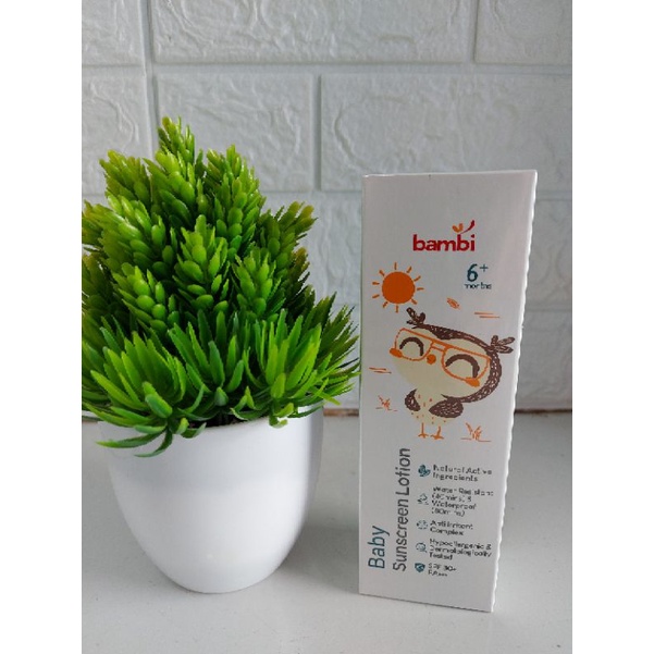 Jual Bambi baby Sunscreen Lotion 100ml Shopee Indonesia