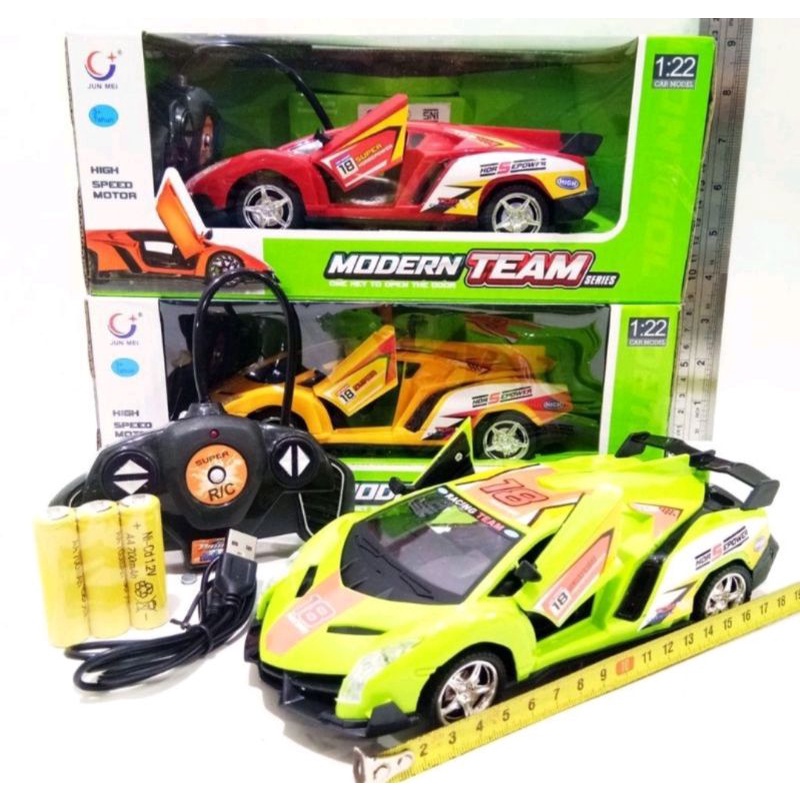 Jual Mobil Remote Control Lambhorgini Buka Pintu Baterai Cas RC Modern ...