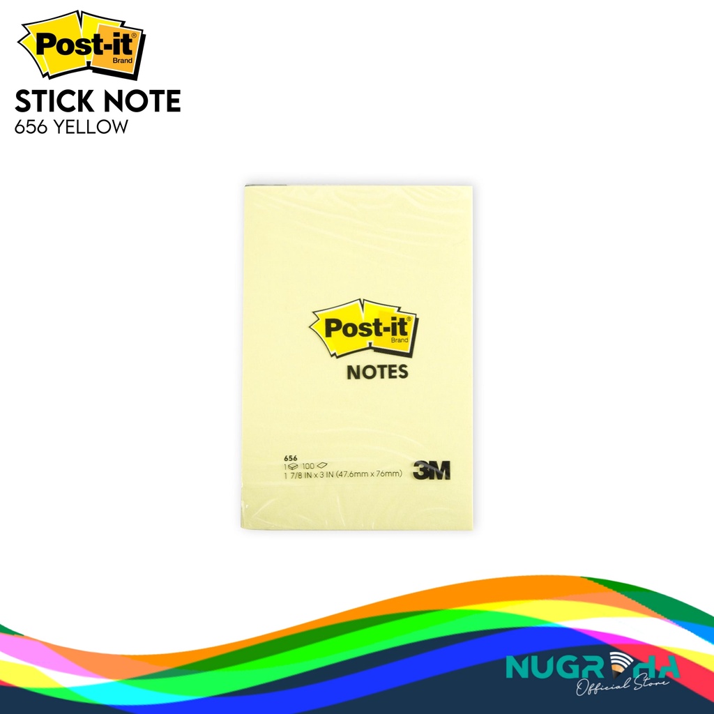 Jual POST IT STICK NOTE 656 YELLOW | Shopee Indonesia