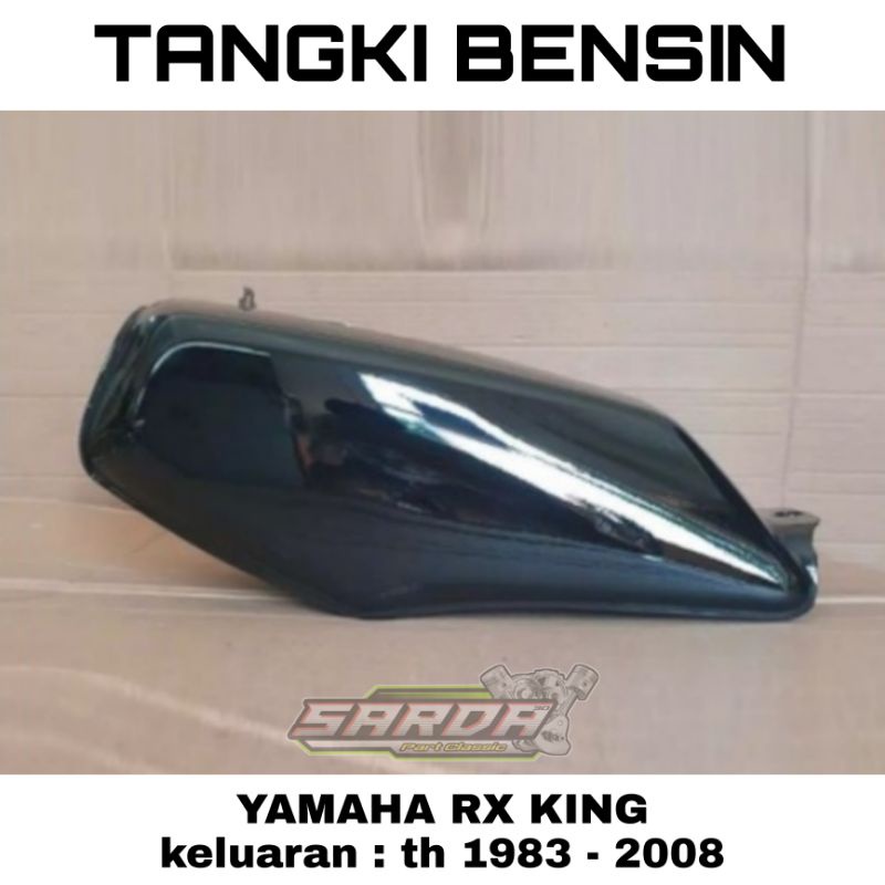 Jual TANGKI BENSIN TENGKI MOTOR YAMAHA RX KING HITAM BAHAN TEBAL MIRIP ...