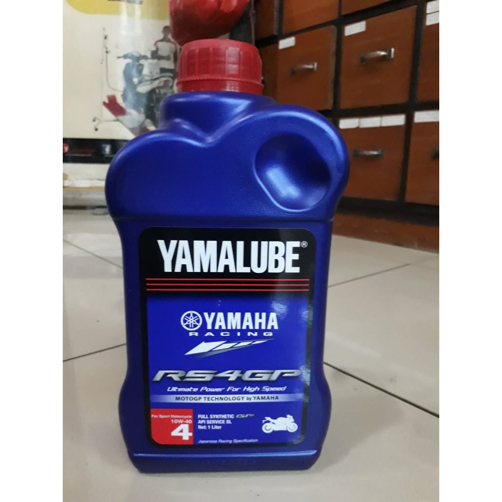 Jual Oli Motor YAMAHA Yamalube Racing RS4GP Original | Shopee Indonesia