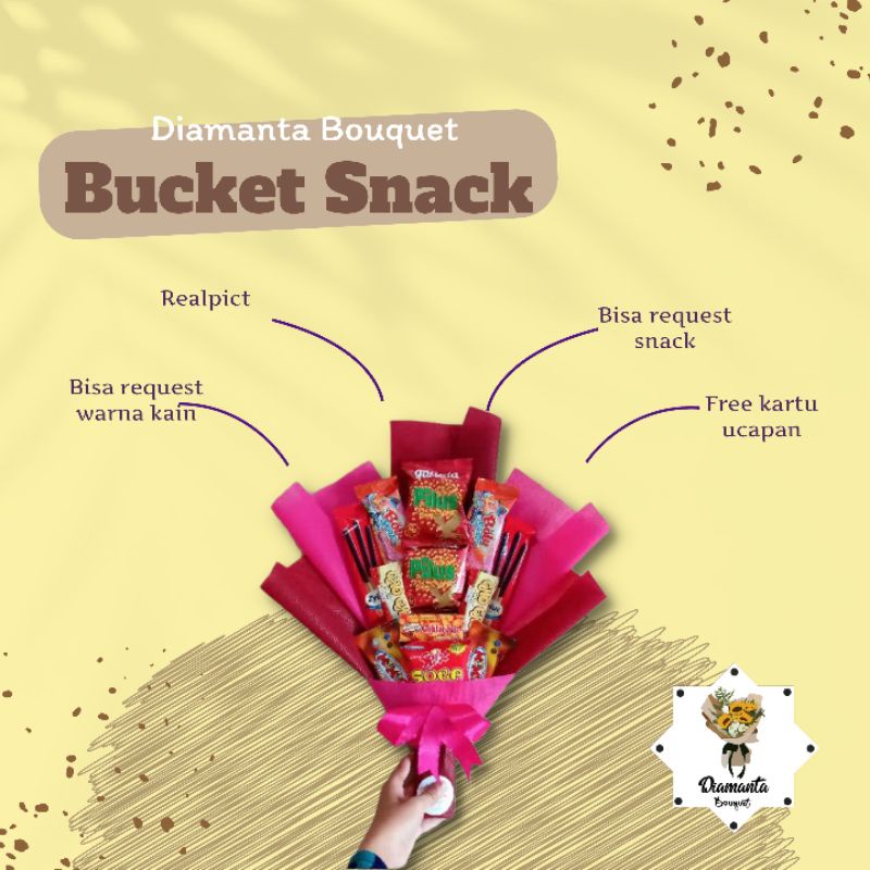 Jual Bucket snack free kartu ucapan | Shopee Indonesia