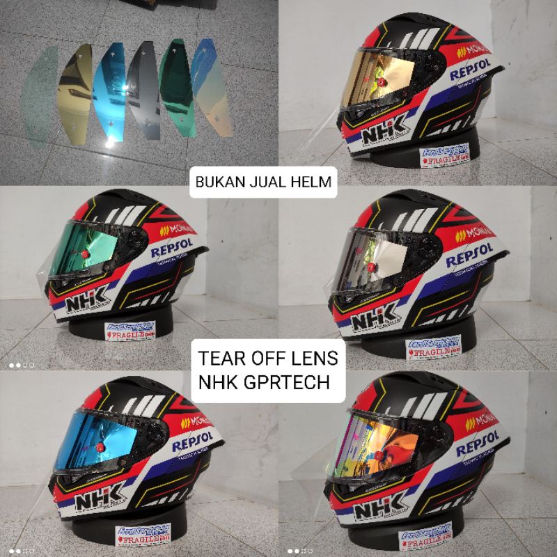 Jual TEAR OFF NHK GPR TECH STREET CLEAR RACE PREMIUM | TEAROFF NHK ...