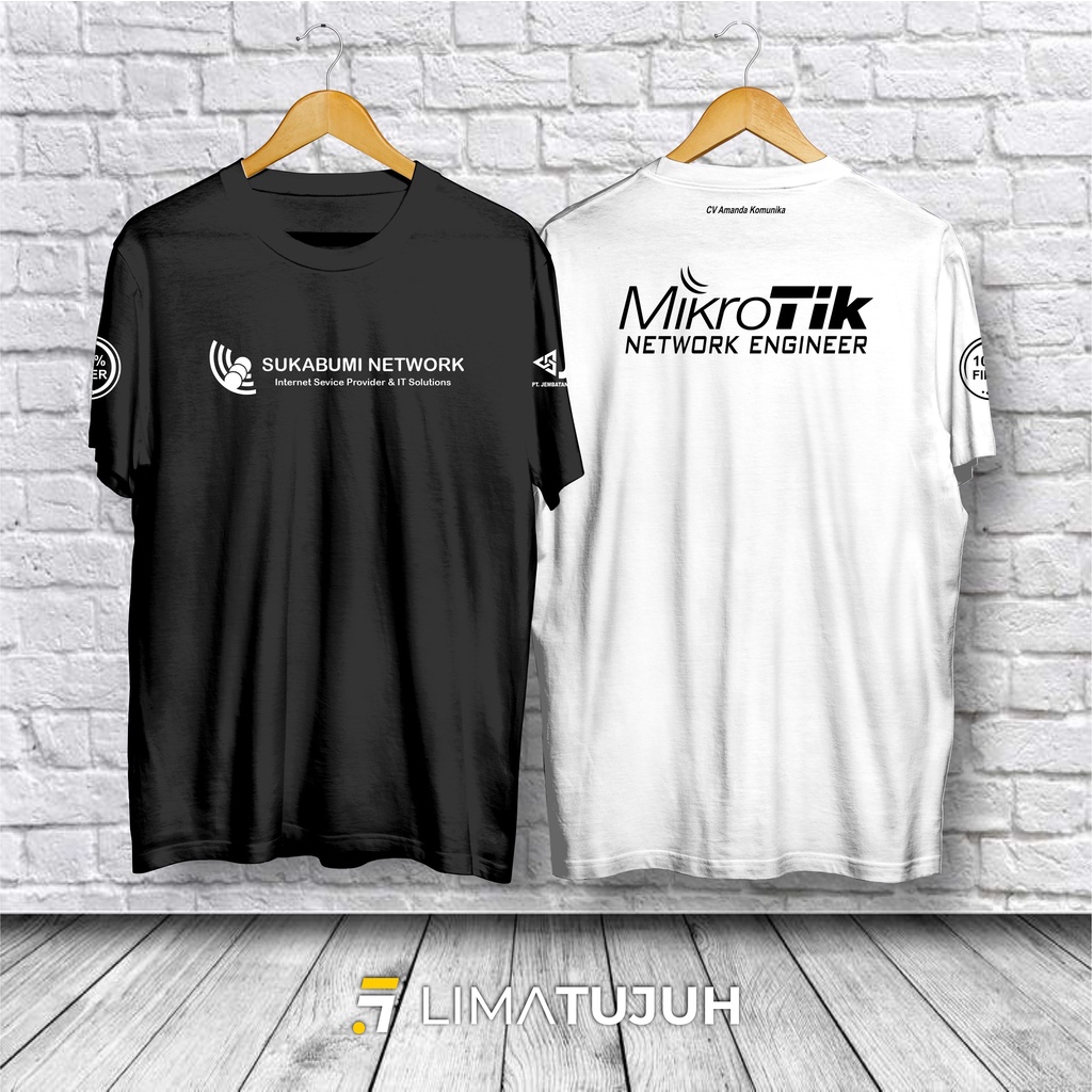 Jual Kaos Mikrotik Sukabumi Network Custom Baju Perushaan | Shopee ...