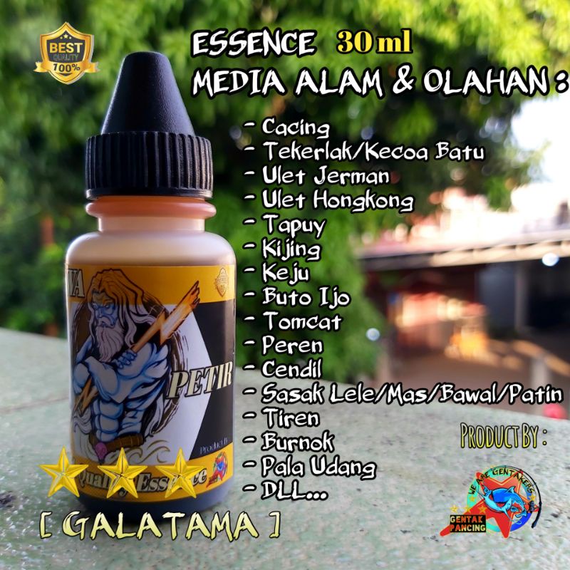 Jual essen DEWA PETIR 30ml & 100ml galatama lele\/ bawal\/ mas\/ patin ...
