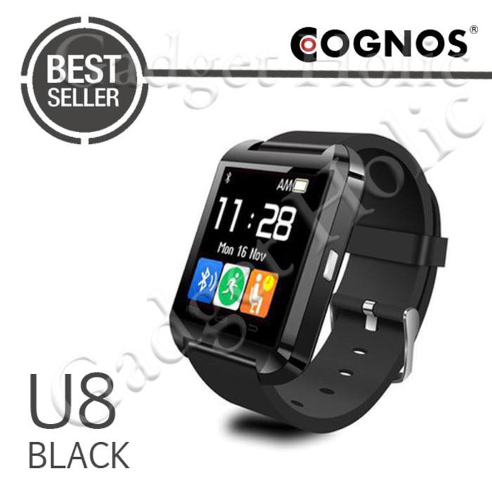 Jual Murah Berkualitas !! - Smartwatch U Watch U8 - Black Smart Watch ...
