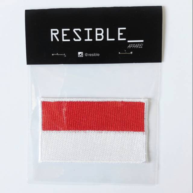 Indonesia Flag Patch - Embroidered Iron-On Emblem For Jackets, Bags, Travel Souvenirs 3 thumbnail image