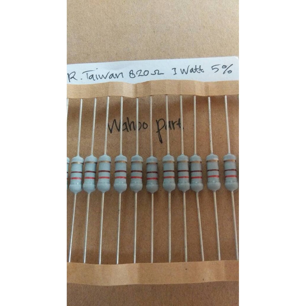 25 Resistenze 820 Ohm 1W ±1% Pellicola Metallica - Componenti Elettronici Di Precisione - Foto 10
