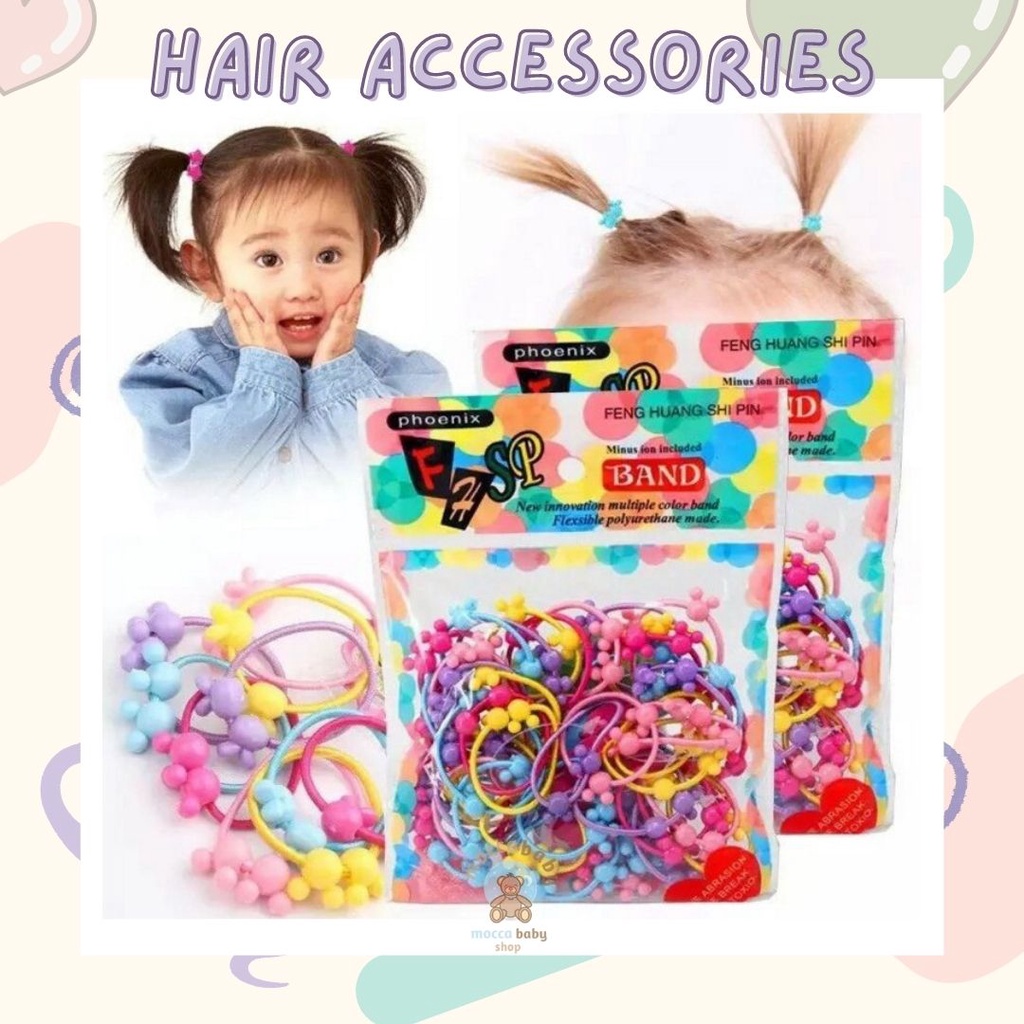 Jual NUZ PUNCAK 3.3 moccababy - IKAT MIN-NIE MIX Ikat Rambut Anak