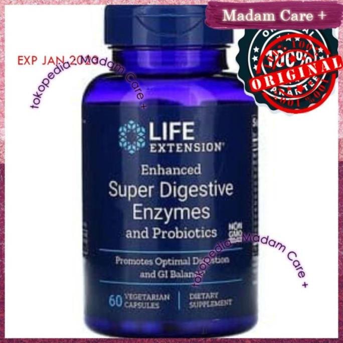 Jual Life Extension Enhanced Super Digestive Enzymes 60 Capsules ...