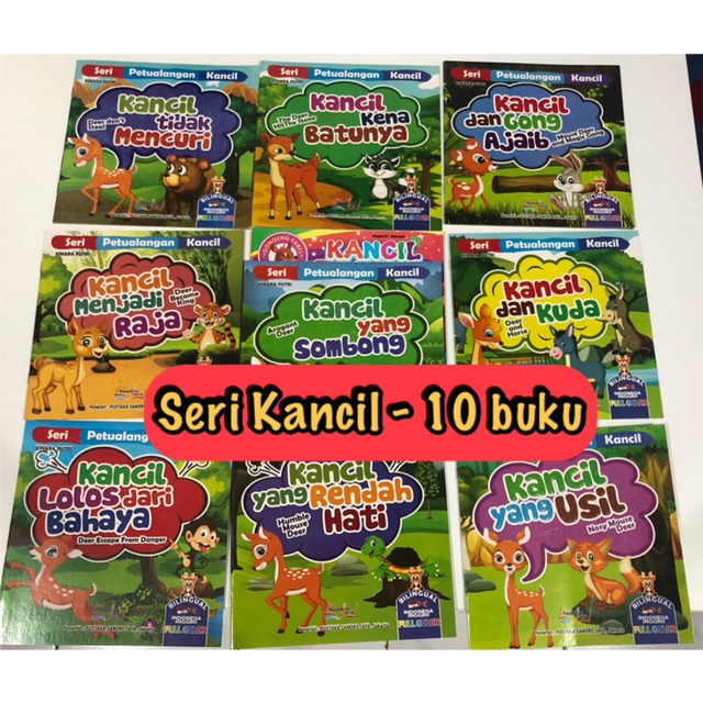 Jual Buku Anak - PAKET 10 Buku - Seri Dongeng Fabel Si Kancil Yang ...