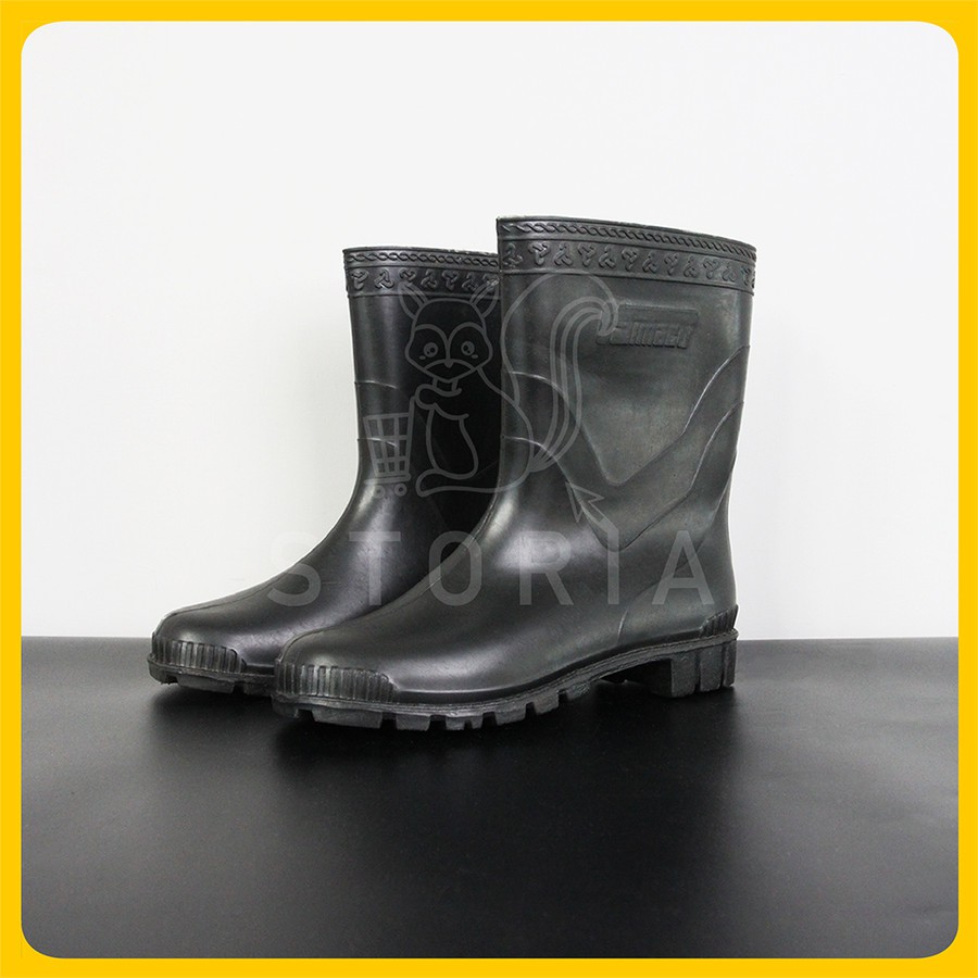 Jual SEPATU BOOT PENDEK 25CM / SEPATU PROYEK / SEPATU SAFETY / BOOTS ...