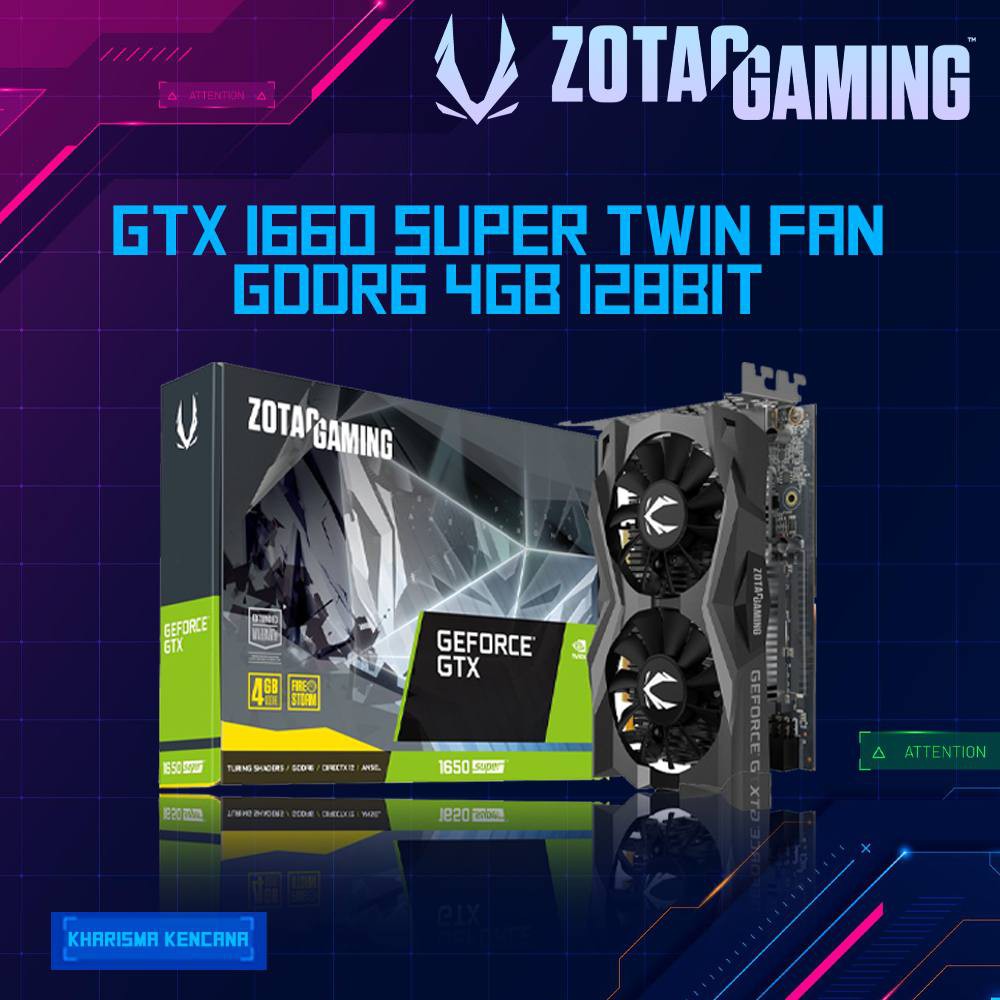 Jual zotac gaming geforce gtx 1650 super twin fan Harga Terbaik