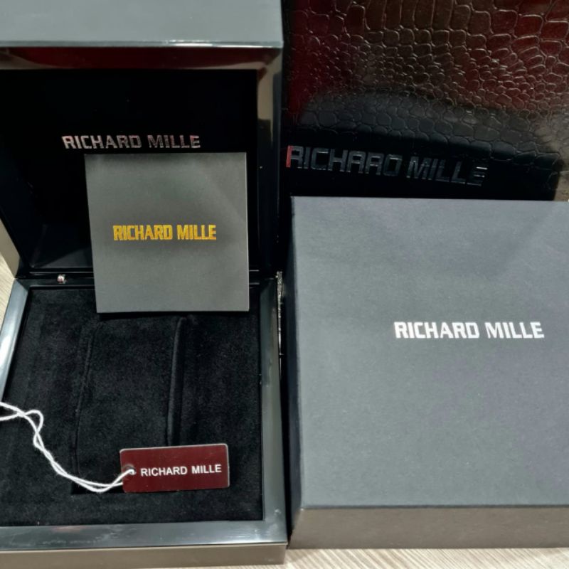 Jual kotak jam tangan rm richard mille fulset original paperbag ...