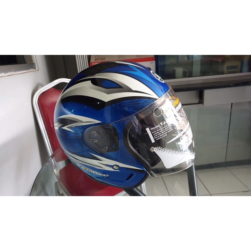 Helm yamaha cheap half face