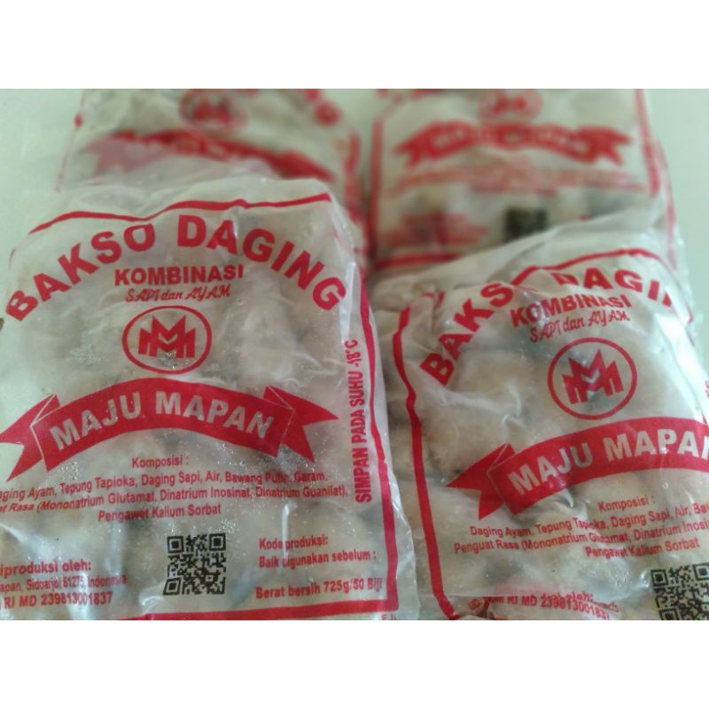 Jual Bakso Daging Maju Mapan Merah Shopee Indonesia