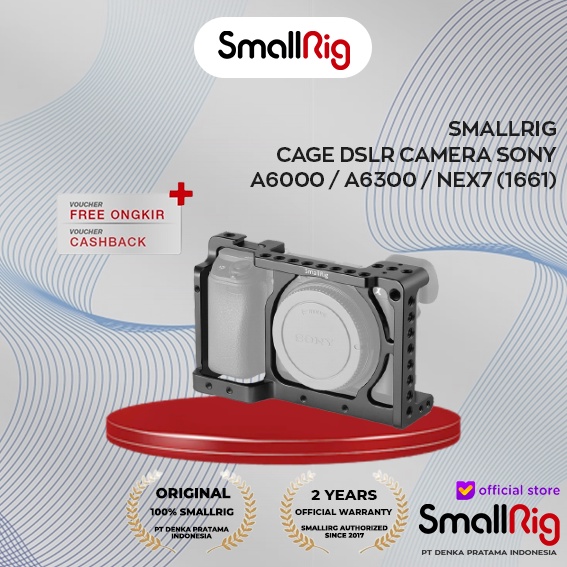 Jual SmallRig Camera Full Cage DSLR Camera Rig Sony A6000, A6300, Nex7 ...