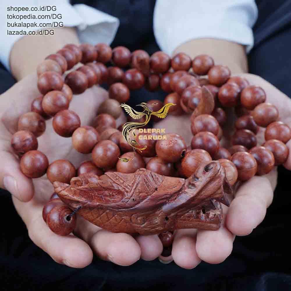 Jual Tasbih Tasbeh Kayu Nagasari Nagosari Ukiran Naga Butir Jumbo Kayu Naga Sari Asli