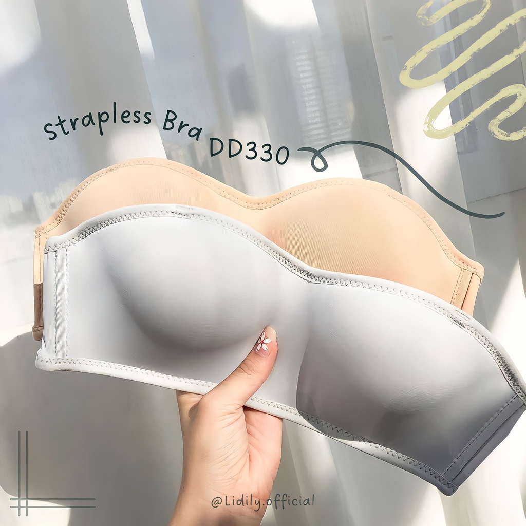 Jual Lidily Strapless Bra Kemben Push Up Bh Anti Slip Sexy Untuk