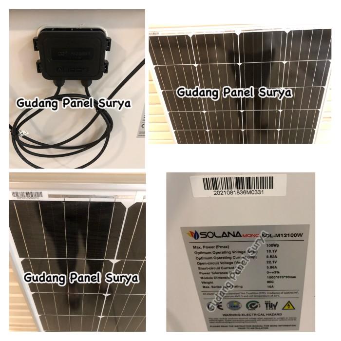 Jual Panel Surya Solar Panel Solarcell SOLANA MONO 100WP 100 WP ...