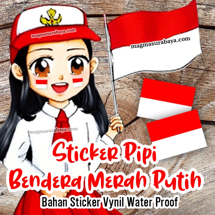 Jual Stiker Pipi Bendera Merah Putih Stiker Bendera Indonesia Shopee Indonesia 5540