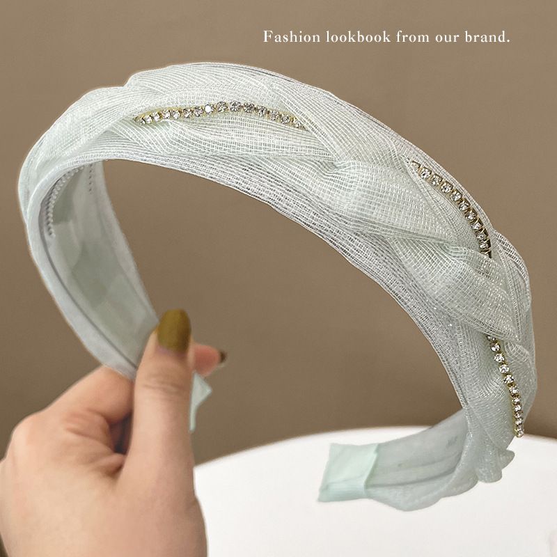 Jual bando wanita rantai tile premium crystal mutiara elegan | Shopee ...