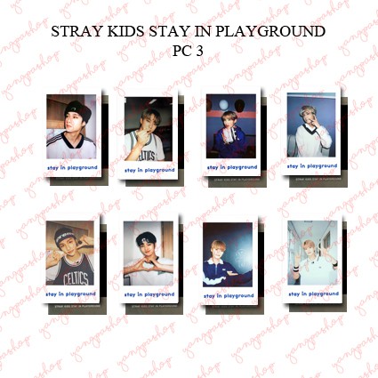 Jual [READY / SET] STRAY KIDS STAY IN PLAYGROUND SKZZ PHOTOCARD