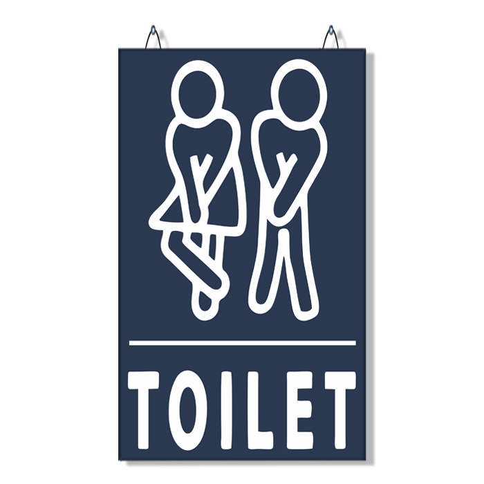 Jual Toilet Sign Tanda Label Toilet / WC | Shopee Indonesia