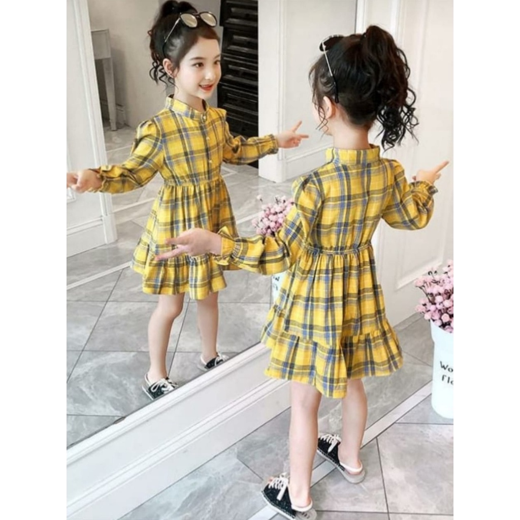 Jual Dress Anak Burberry Import 2 5t Shopee Indonesia