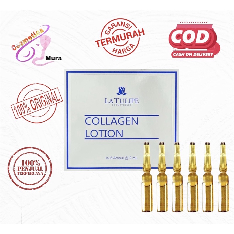 Jual pa] ADA HARGA GROSIR - LA TULIPE COLLAGEN AMPOLE 2.5 ML X 6 ...