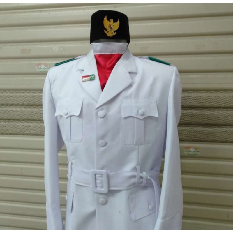 Jual Baju Paskibra Pria Dan Wanita Full Set Lengkap Stelan | Shopee