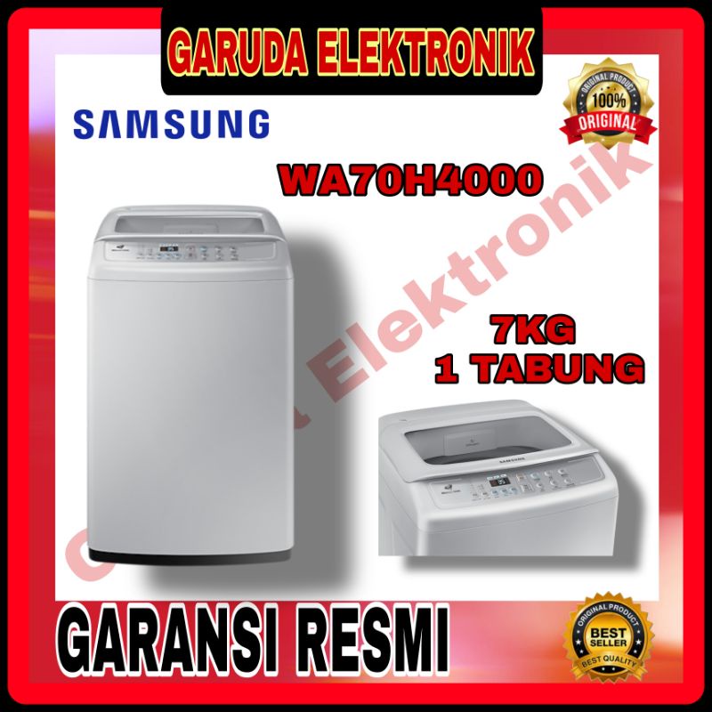 Jual MESIN CUCI SAMSUNG 7 KG TOP LOADING - WA70H4000 (GREY) | Shopee ...