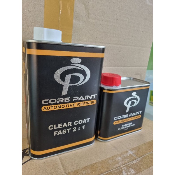 Jual CLEAR / PERNISH CORE PAINT 1Lt 2:1 1Liter FAST DRY (CEPAT KERING ...