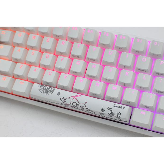 Jual DUCKY ONE 2 MINI RGB LED 60% PURE WHITE - BROWN | Shopee Indonesia