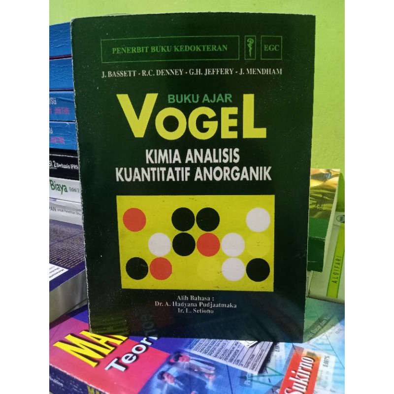 Jual Buku Ajar Vogel Kimia Analisis Kuantitatif Anorganik Shopee