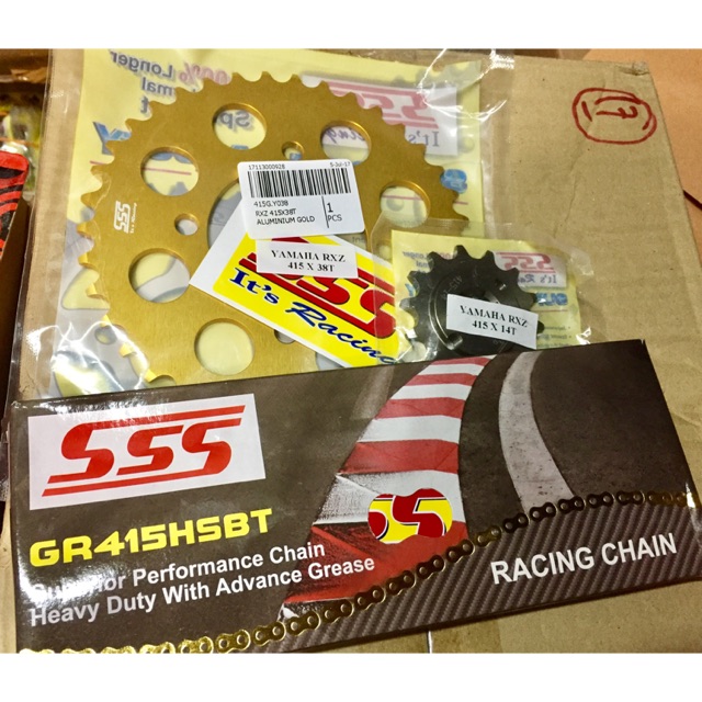 Jual Gear Set SSS 415/110L HSBT RX King/Jupiter/Vega/Fiz R/MX Gold