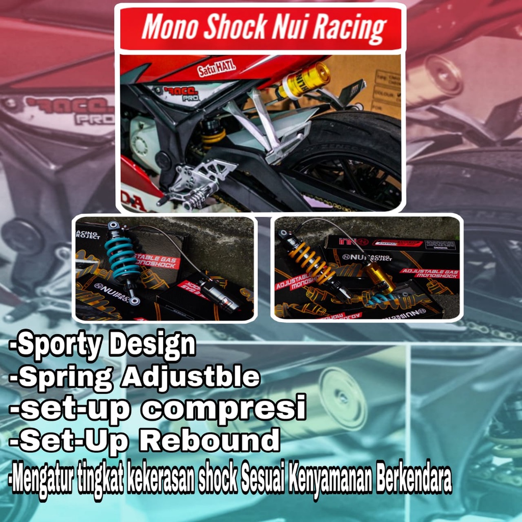 Jual SHOCK NINJA 250 FI NEW 2018 2019 2020 SHOCK BELAKANG NINJA 250 NEW