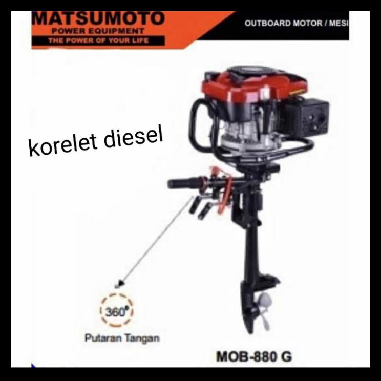 Jual Mesin Tempel Perahu Boat Mob880g Matsumoto 7 5hp Shopee Indonesia