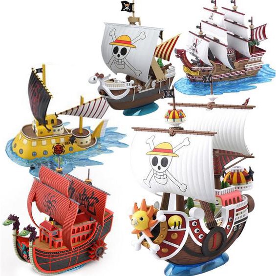 Jual M963- Miniatur Set Perahu One Piece | Shopee Indonesia