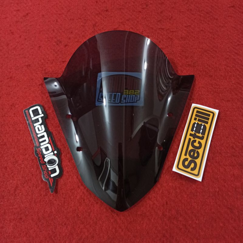 Jual Windshield Windscreen Visor Sectbill Carbon Smoke Series V2 Yamaha