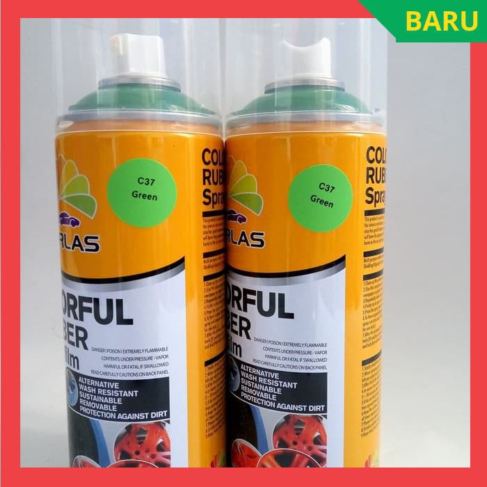 Jual Carlas Rubber Paint Green Doff C37 Cat Mobil Hijau Doff Cat Karet