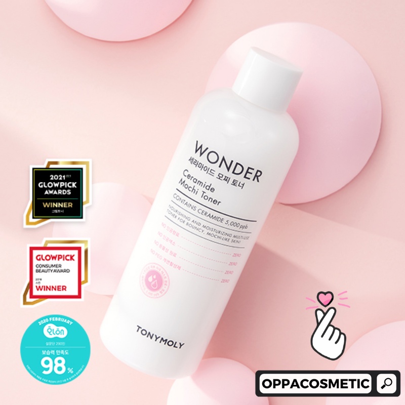 Jual Tony Moly Wonder Ceramide Mochi Toner 500ml | Shopee Indonesia