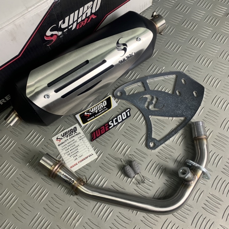 Jual Knalpot Shijiro Standar Racing Inlet 38 MM Vespa Sprint Primavera ...